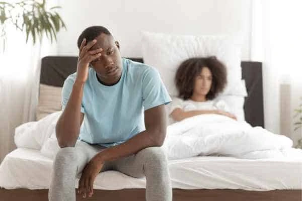 Man upset about ED symptoms Hale End