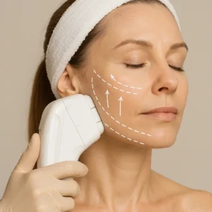 Woman having HI-FU to reduce wrinkles call LA LIPO Hale End Now!