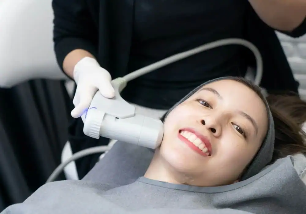HIFU treatment Hale End in progress
