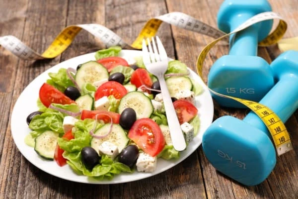 Example of good diet and exercise Hale End