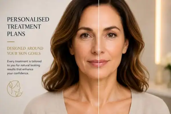 Before and after results of Collagen Lift Therapy Hale End