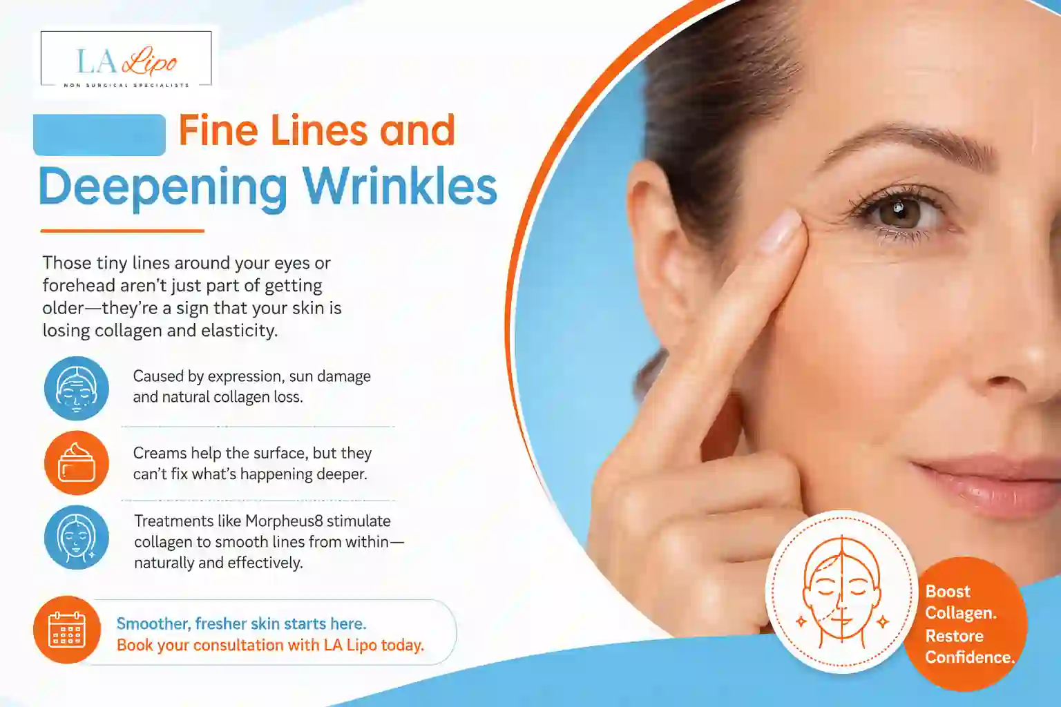 Sign #2: Fine Lines and Deepening Wrinkles Hale End